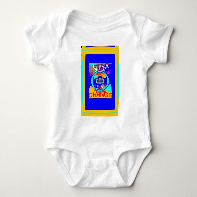 Psykedelisk Groove: Abstrakt av pop Art Energy Tee Shirt (Framsida)