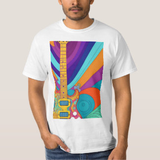 'Psykedelisk guitar' t-shirt