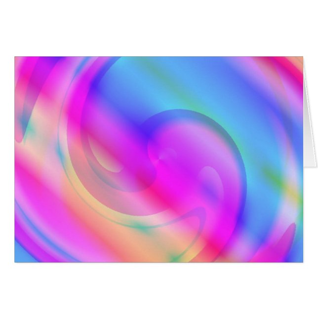 Psykedelisk Hälsningskort (Framsidan Horizontal)