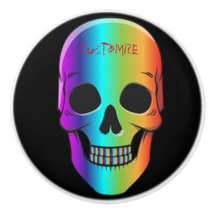 Psykedelisk humant skulltunder_Cove Knopp