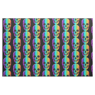 Psykedelisk humant skulltunder_Cove Tyg