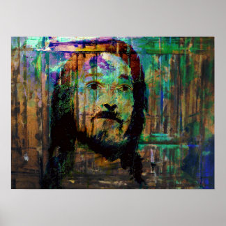 psykedelisk jesus poster