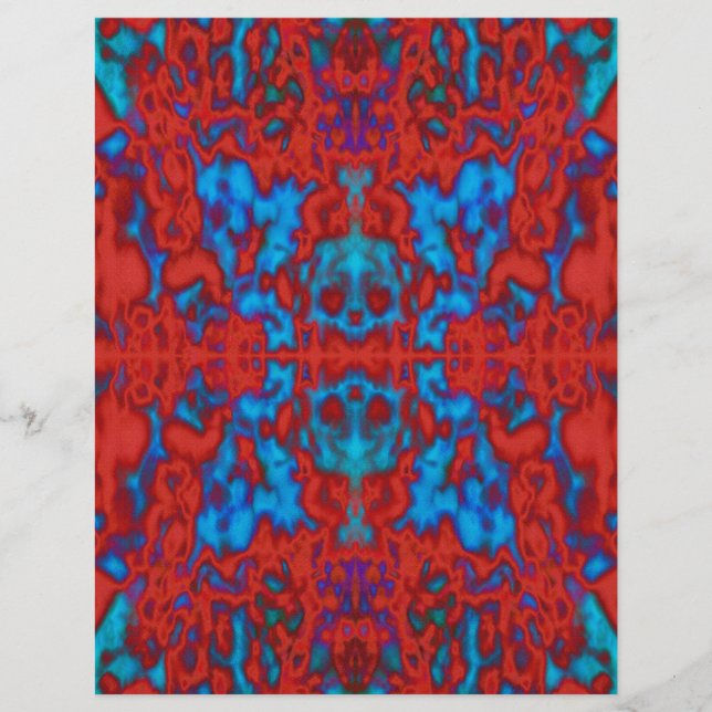 Psykedelisk kaleidoskop mönster (Framsida)