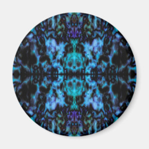 Psykedelisk kaleidoskop mönster magnet
