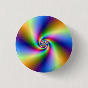 Psykedelisk-knapp med fyra Vind Spiral Knapp