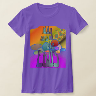 Psykedelisk konsert t shirt