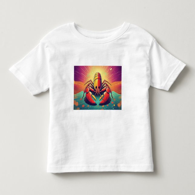 Psykedelisk konst av släktet Ocean T Shirt (Framsida)