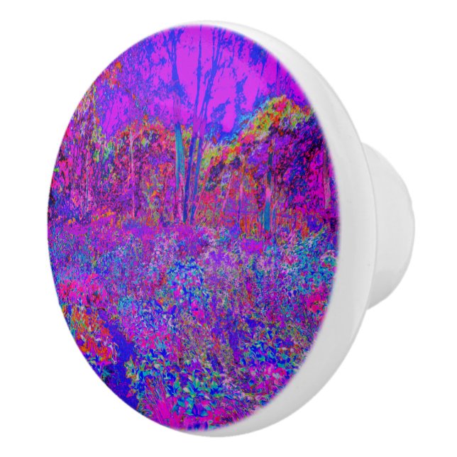 Psykedelisk Lila liggande Knopp (Höger)