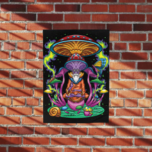 Psykedelisk meditation poster