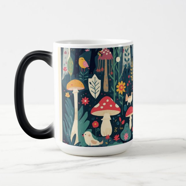psykedelisk muggdesign magisk mugg (Vänster)