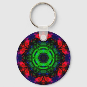 PSYKEDELISK NYCKELRING #001