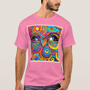 Psykedelisk Öga-vydesign T Shirt