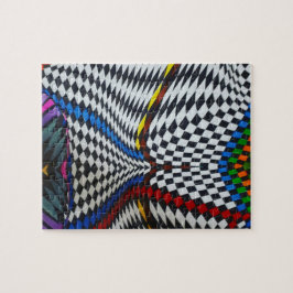 Psykedelisk optisk bild pussel