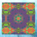Psykedelisk Orange och Grönt för Lila av Hippie Sjal<br><div class="desc">Den här psykodeliska kaleidoskop-designen har lila,  grönt och orange. Vibranta trippelbilder för modern hippie eller någon som kärlek ljusa färger!</div>