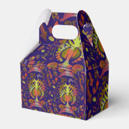 Psykedelisk orientalisk symmetrikonst Abstrakt Presentaskar