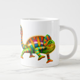 Psykedelisk Panther Chameleon Jumbo Mugg