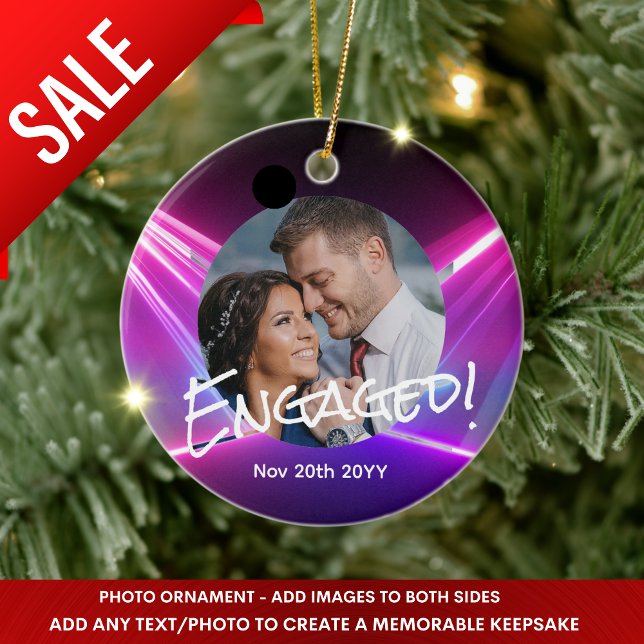 Psykedelisk PHOTO-Dekoration - modern modern Julgransprydnad Keramik (Skapare uppladdad)