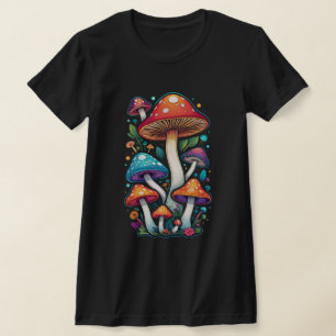 Psykedelisk Polka Dot Mushroom T Shirt