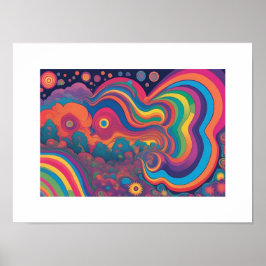 Psykedelisk Poster