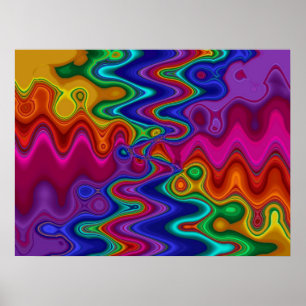 Psykedelisk Poster