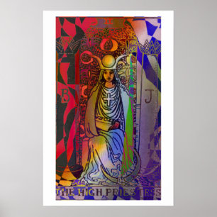 Psykedelisk Poster av högpristessatkort