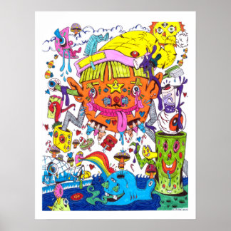 Psykedelisk Poster nr 1