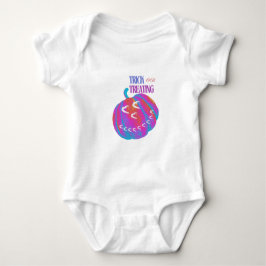 Psykedelisk Pumpkin Heart Baby Bodykostym T Shirt