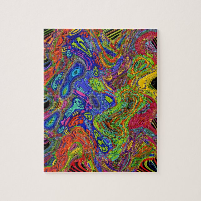 Psykedelisk puzzle pussel (Vertikal)