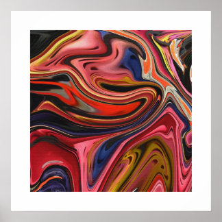 Psykedelisk retro poster