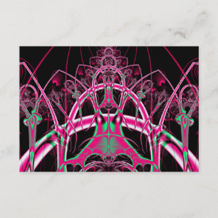Psykedelisk Rollercoaster Tunnel Fractal OSA Kort