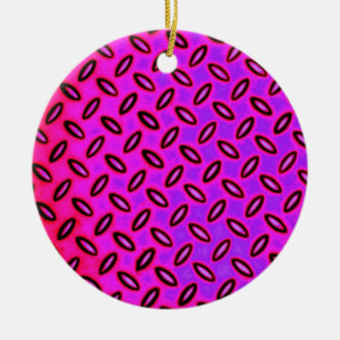 Psykedelisk Rosa Patterned Ornament