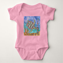 Psykedelisk Sea Turtle Seahorse Art