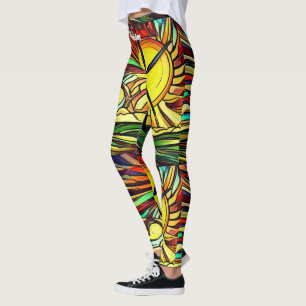 Psykedelisk solenergi och Vind Leggings
