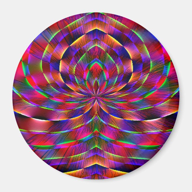 Psykedelisk spider..... magnet (Framsidan)