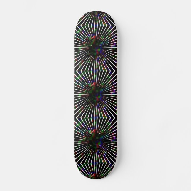 Psykedelisk sprängskateboard-design 1 skateboard bräda 20 cm (Framsida)