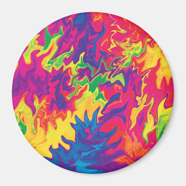 Psykedelisk sprickbildning.... magnet (Framsidan)