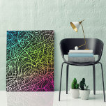 Psykedelisk Surreal Rainbow Färg Linjer Dreamscape Canvastryck<br><div class="desc">En enastående och fängslande arbetsytegrafik som passar in med sin invecklade design. Med en djup svart bakgrund kommer arbetsytan levande med ett kalejdoskop av regnbåge linjer som elegant svänger och snurrar. Med försiktigt handdragna vävar linjer en härva av intrikedom, som framkallar en känsla av psykedelia och surrealism. Ett mästerverk garanterade...</div>
