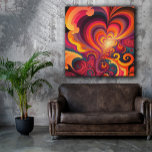 Psykedelisk Surreal Swirl Heart Mönster Canvastryck<br><div class="desc">Den här psykedeliska vibrerande färgaden och den intrikata hjärtdesignen är ett verkligt konstverk. mönster har ett surrealistiskt snurrande hjärta med psykodeliskt färg. Den här vackra psykedeliska väggkonsten kommer säkert att få din fantasi och transportera dig till en annan värld. Det skulle ge en underbar gåva till en vän eller familjemedlem...</div>