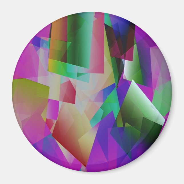 Psykedelisk tidsz.... magnet (Framsidan)