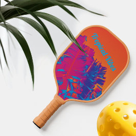 Psykedelisk Tropical Vibes Handflatan Träd Multi F