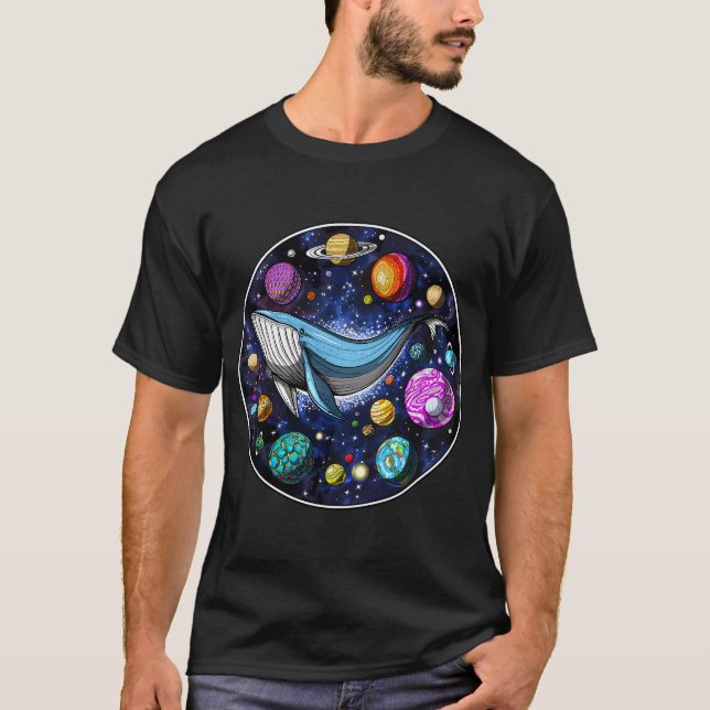 Psykedelisk Val T Shirt (Framsida)