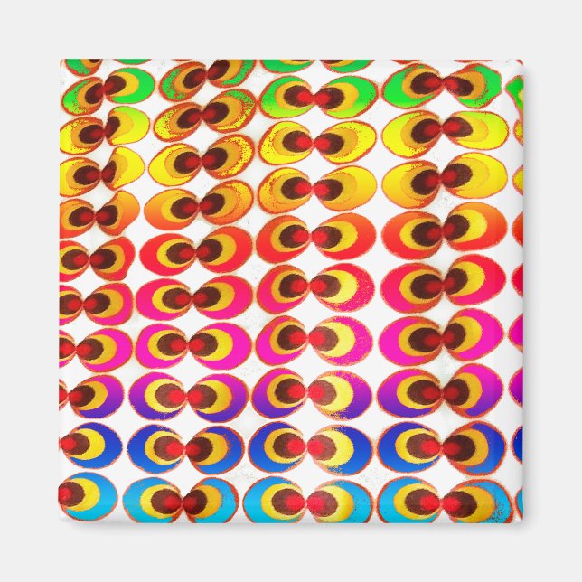 Psykedelisk väv magnet (Framsidan)