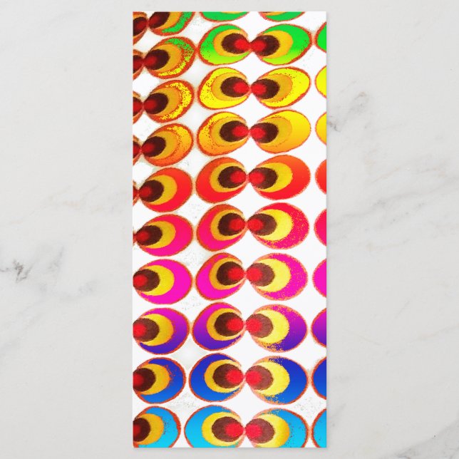 Psykedelisk väv meny (Framsida)