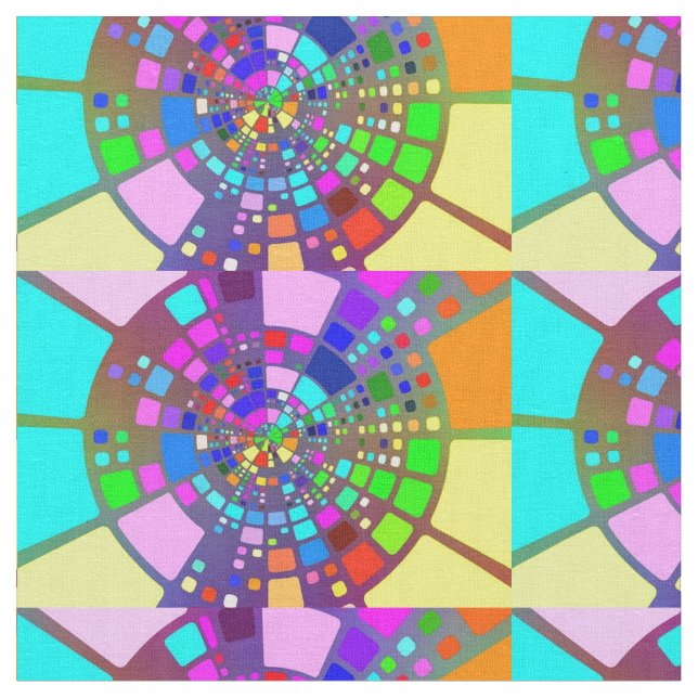 Psykedelisk väv! tyg (Närbild)