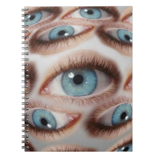 Psykedelisk vision: Abstrakt Öga Illusion Anteckningsbok