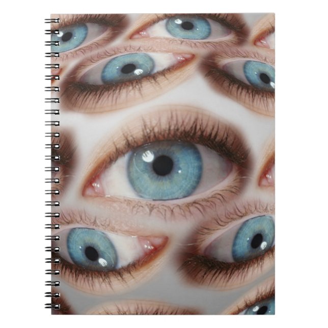 Psykedelisk vision: Abstrakt Öga Illusion Anteckningsbok (Framsidan)