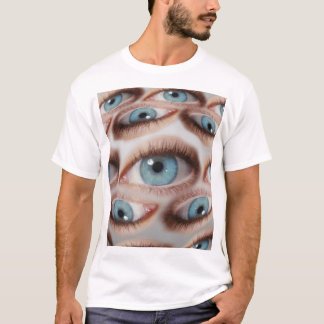 Psykedelisk vision: Abstrakt Öga Illusion T Shirt
