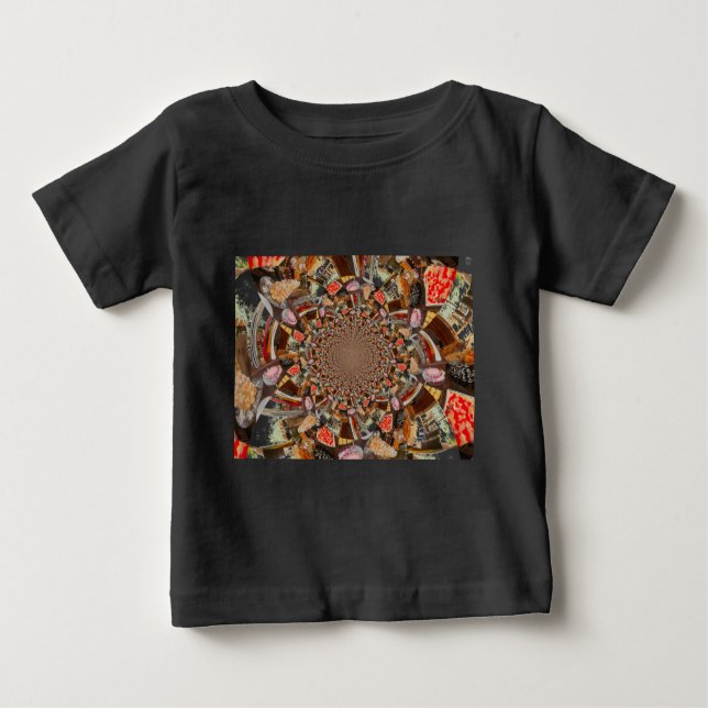 Psykedelisk vision av Brown Hues Tee (Framsida)