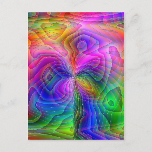 Psykedelisk Vision Vykort (Framsida)