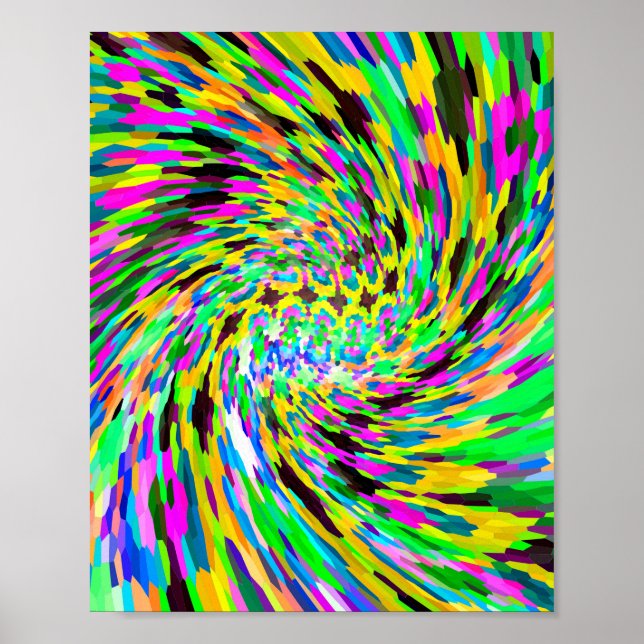 Psykedelisk vorttex poster (Framsidan)